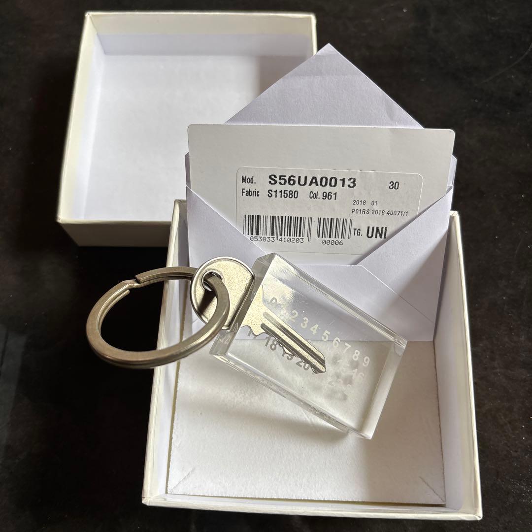 Maison Margiela メゾンマルジェラ クリアキーホルダー