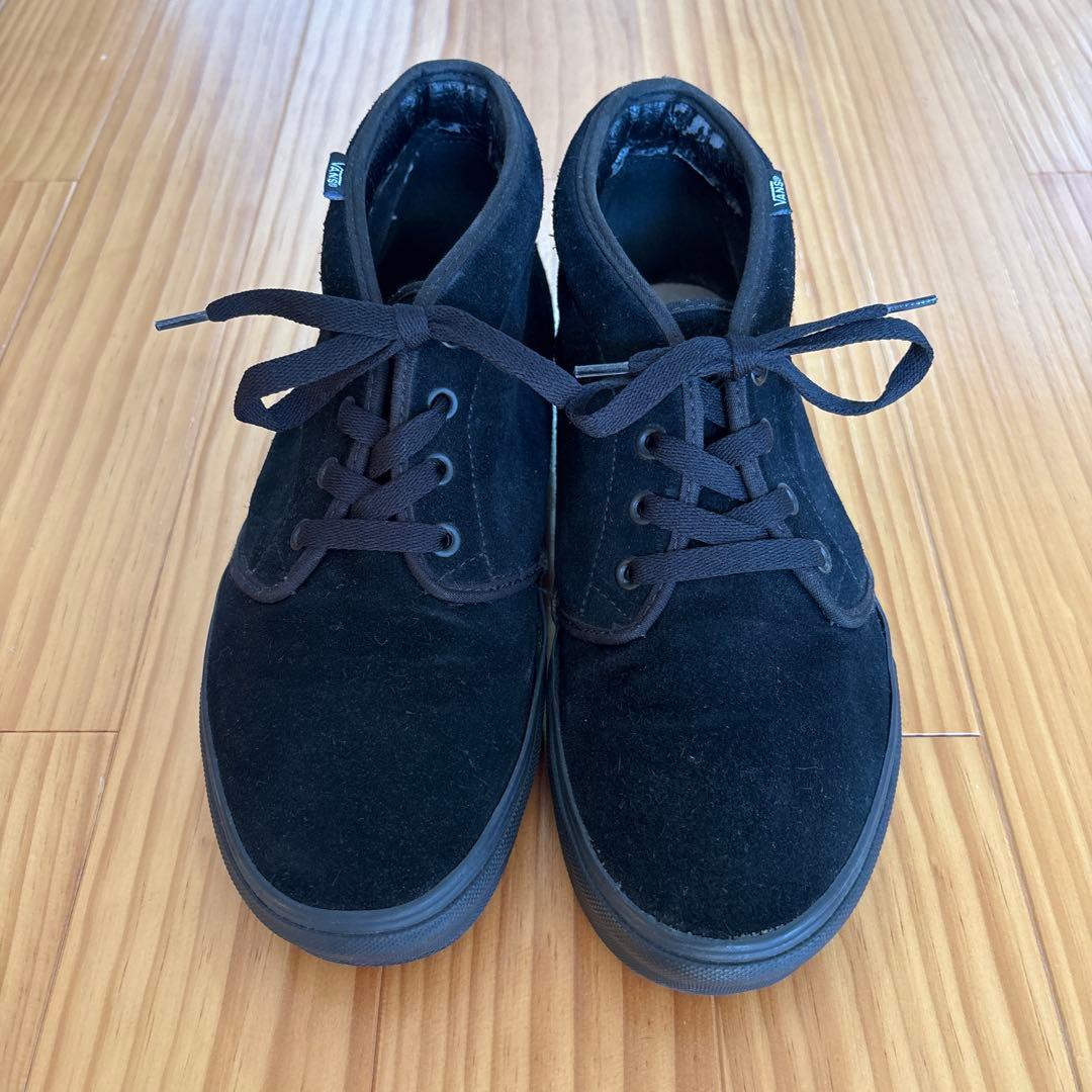 vans チャッカ ブラックスウェード