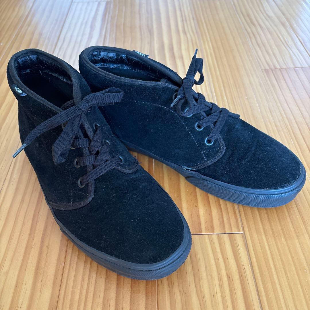 vans チャッカ ブラックスウェード