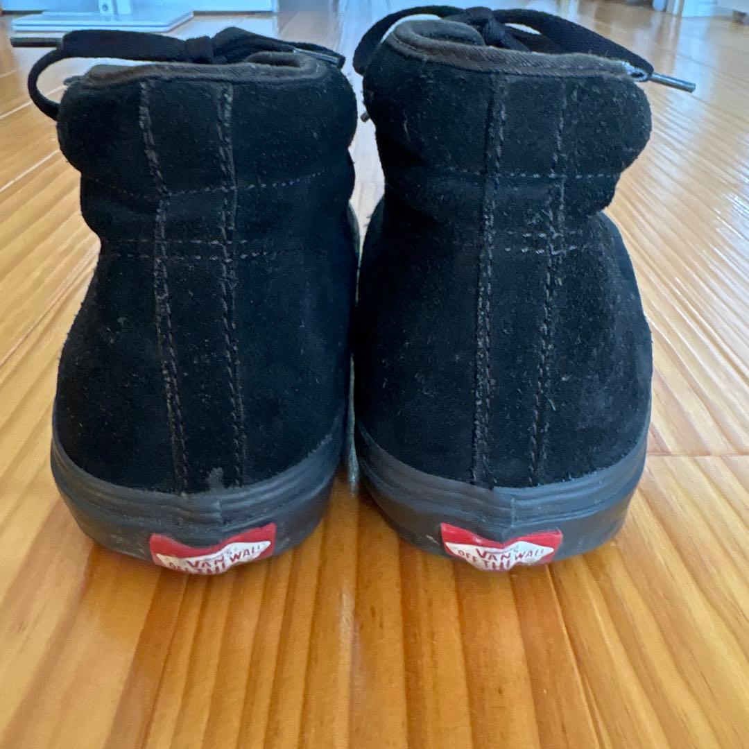 vans チャッカ ブラックスウェード