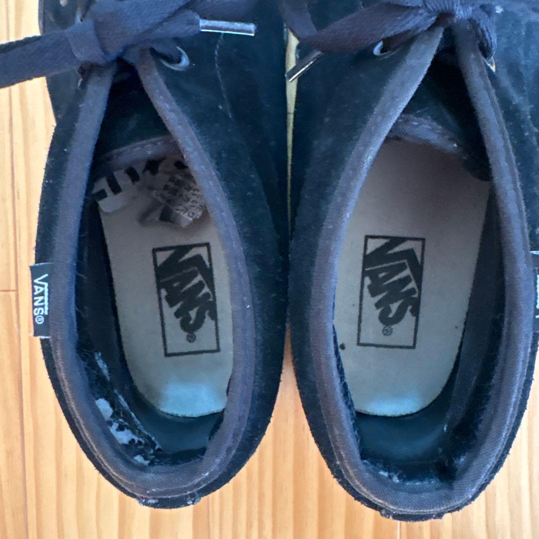 vans チャッカ ブラックスウェード