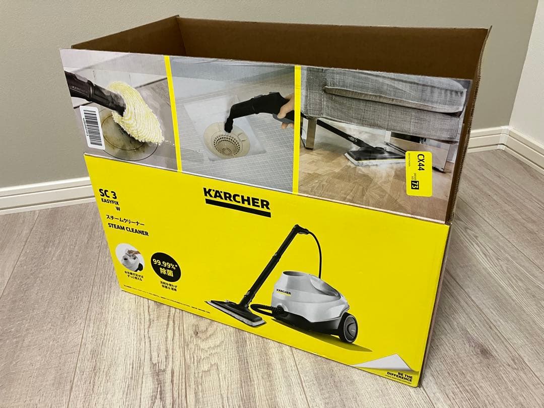 【美品1回のみ使用】ケルヒャー スチームクリーナー sc3 easyfix W