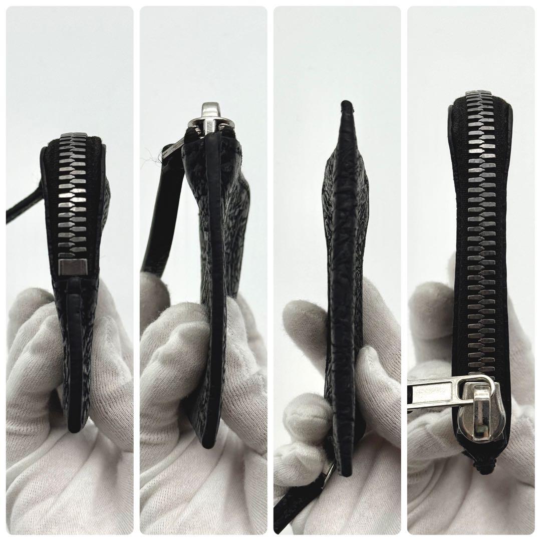 Rick Owens レザー ケース ブラック ポーチ ストラップ 黒