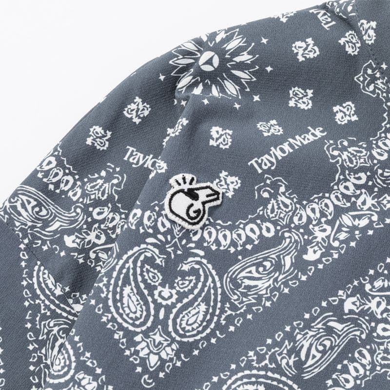 TaylorMade×Kuchibue Golf ダブルバンダナブルゾン グレー