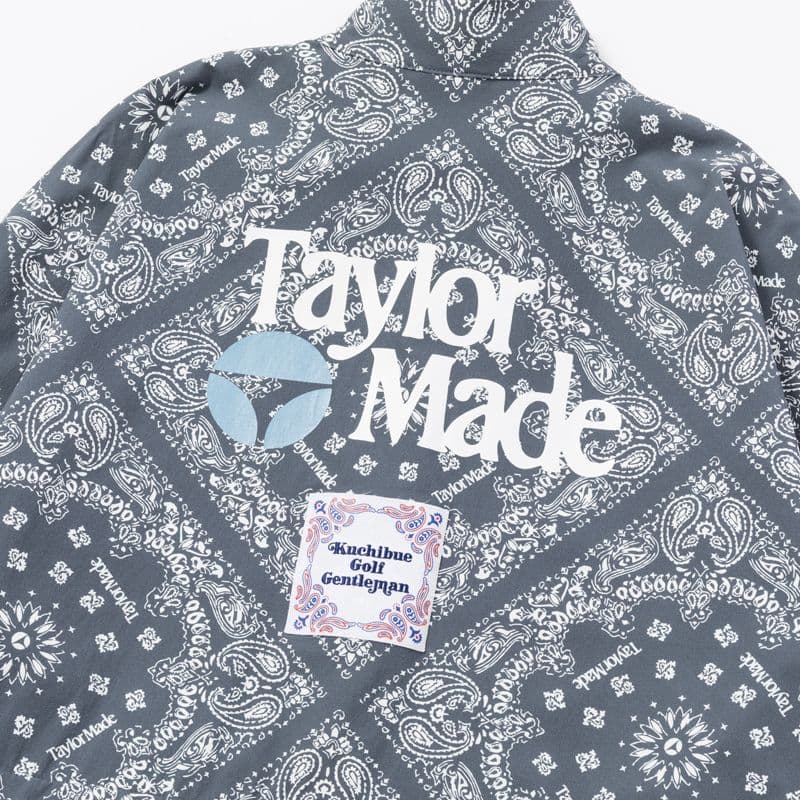 TaylorMade×Kuchibue Golf ダブルバンダナブルゾン グレー