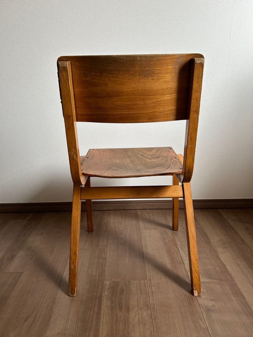 スクールチェアアンティーク　ヴィンテージ 学校椅子 インダストリアル