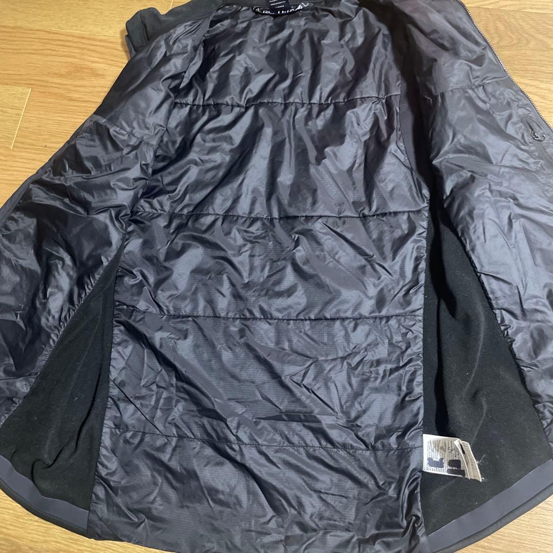 アークテリクス　旧型　中綿　ベスト　黒　L