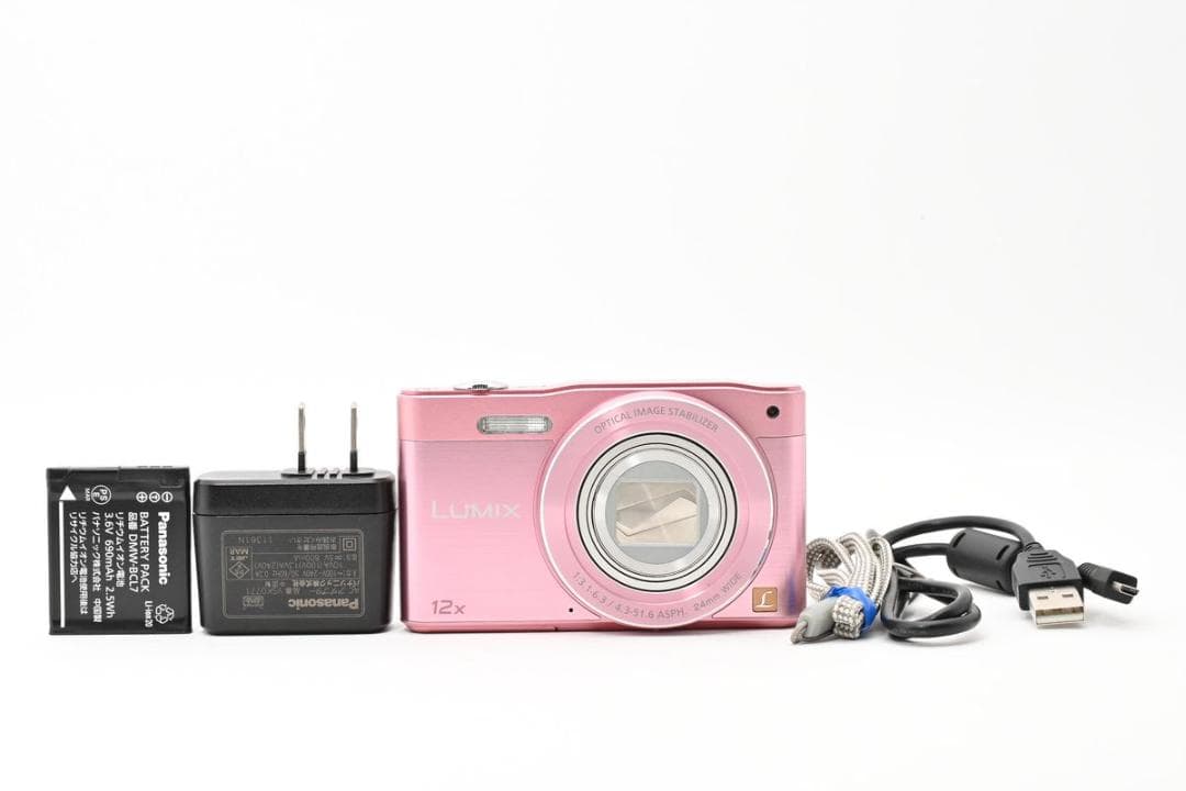 【美品】Panasonic LUMIX DMC-SZ8 ピンク バッテリー付き