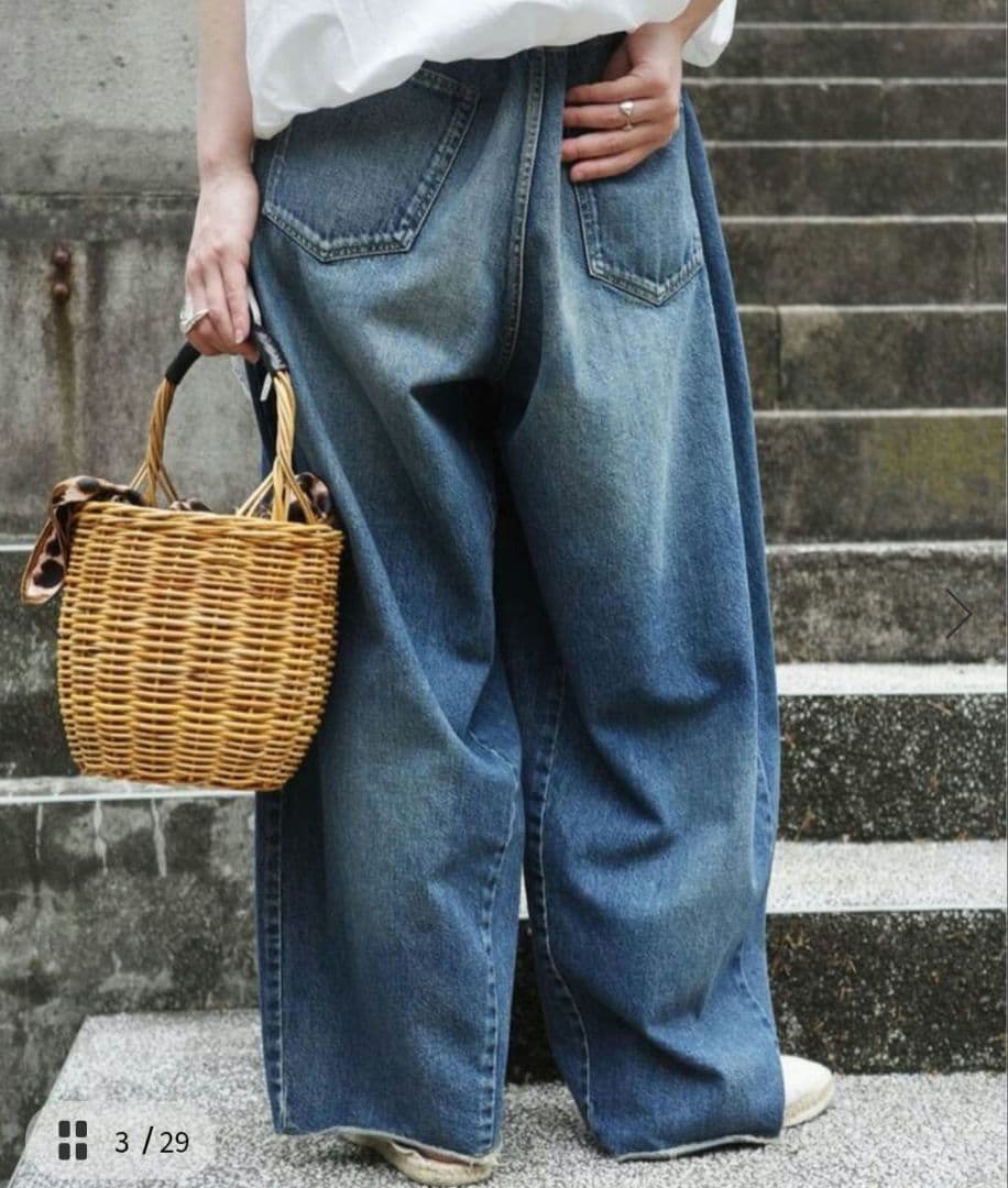 ジャーナルスタンダードラックス　110Zデニム スウィッチパンツ　S 新品