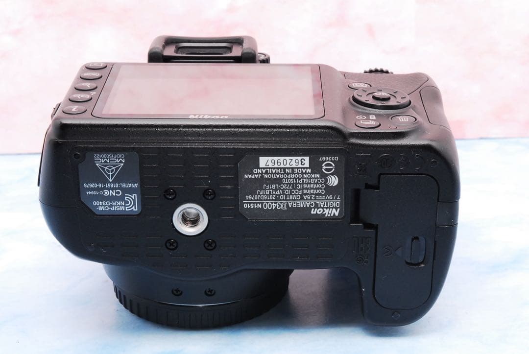 ★Nikon D3400★一眼レフカメラ★美品＆S数少の良品★スマホ転送OK