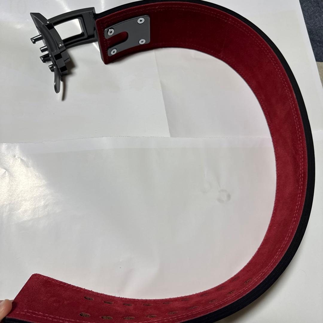 SBD パワーベルト 黒/赤 13mm