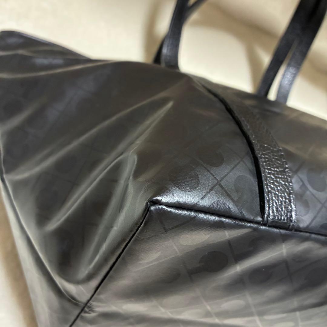 美品✨ゲラルディーニ トートバッグ ソフティ ブラック イタリア製