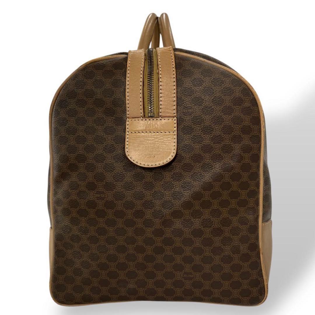 当時物　オールド　セリーヌ　ボストンバッグ　マカダム柄　トリオンフ　旅行　y2k