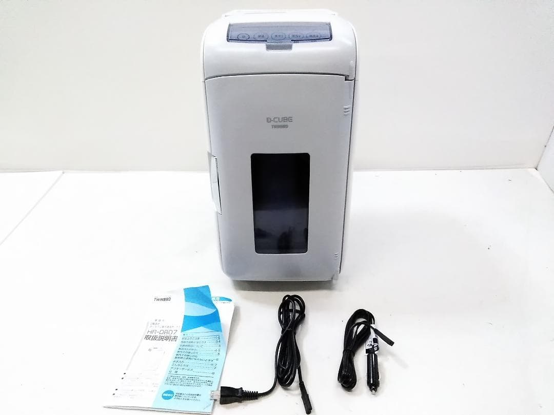 ツインバード HR-DB07 ポータブル電子適温ボックス D-CUBE L□