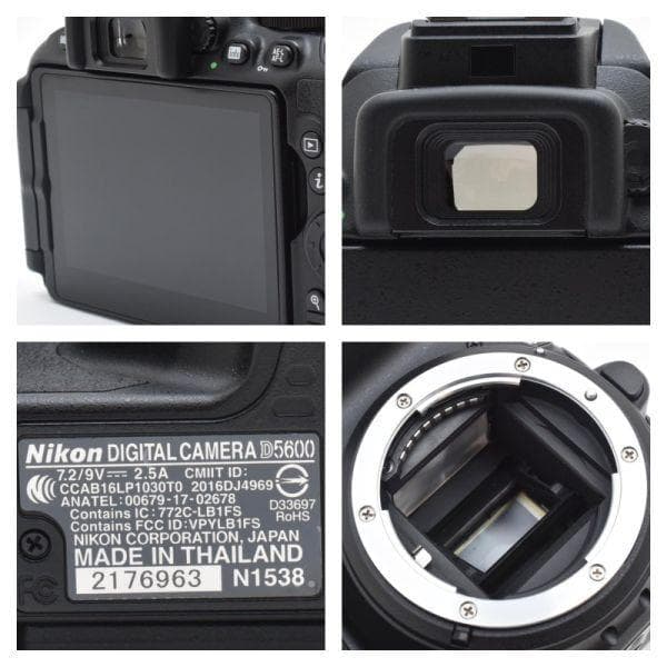 【美品】ニコン Nikon D5600 ボディ 《ショット数8961回》