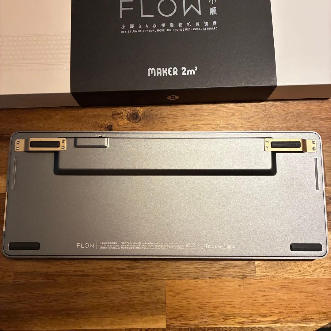 【美品】静音仕様★LOFREE Flow 84（ブラック）