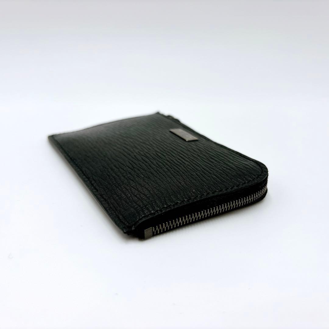 新品同様 ＊ フェラガモ レザー フラグメントケース 小銭 キーケース ブラック