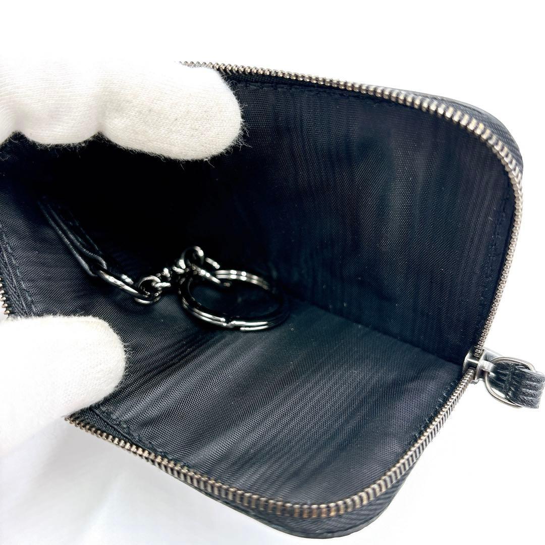 新品同様 ＊ フェラガモ レザー フラグメントケース 小銭 キーケース ブラック