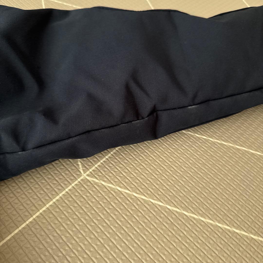   ネイビー フード付き ダウンジャケット