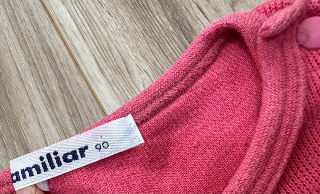 familiar ワンピース2枚/トレーナー/長袖シャツ　４点まとめセット　90