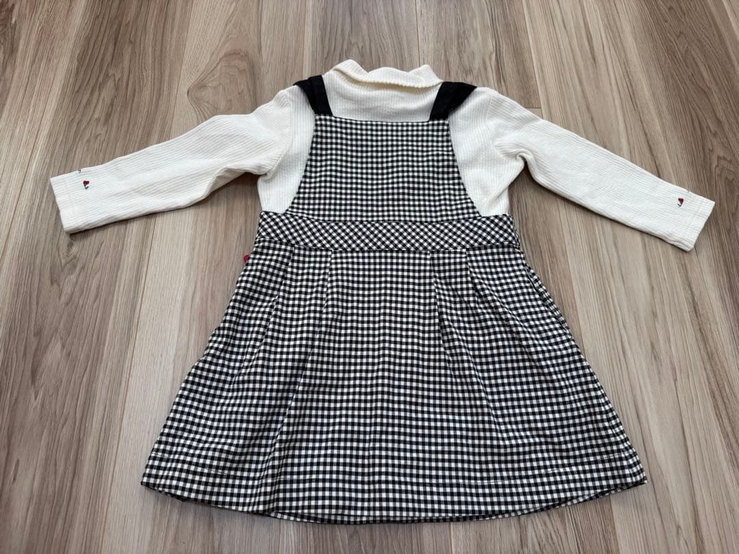 familiar ワンピース2枚/トレーナー/長袖シャツ　４点まとめセット　90