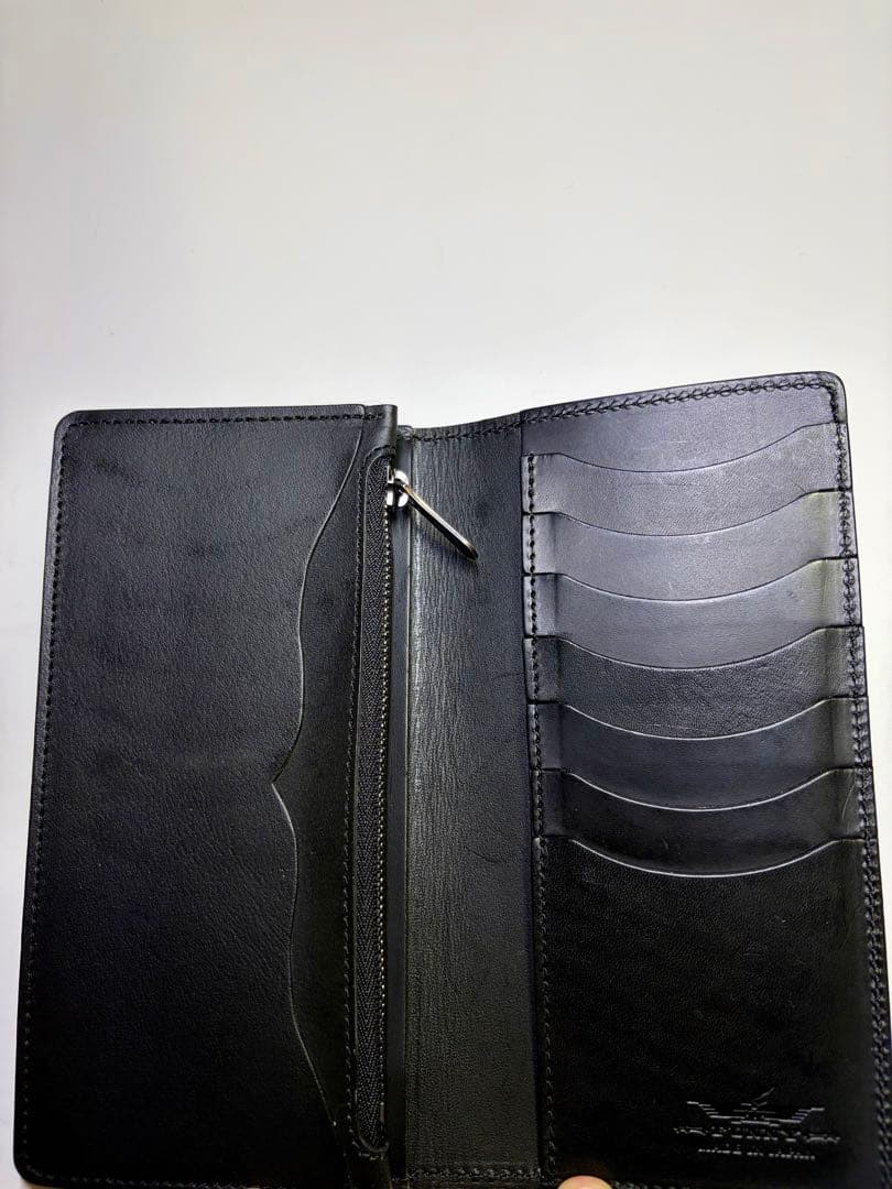 funny エレファント　ファニー　象革　ゾウ革　長財布　ロングウォレット