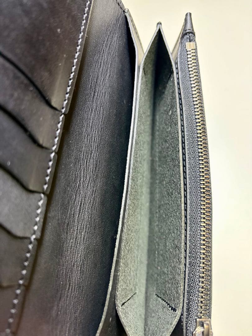 funny エレファント　ファニー　象革　ゾウ革　長財布　ロングウォレット