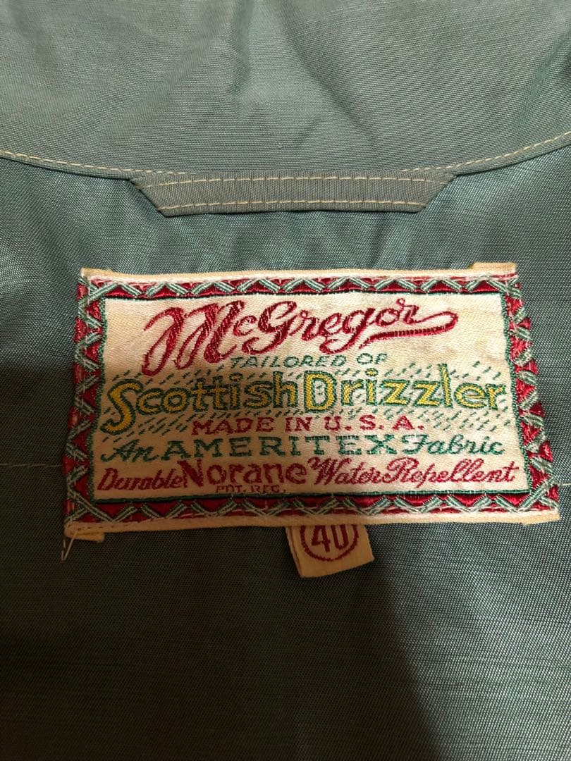 McGregor Scottish Drizzler マクレガー　40s