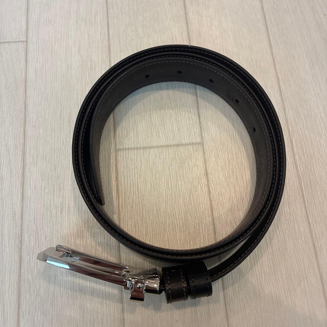 モンブラン 黒革 ベルト