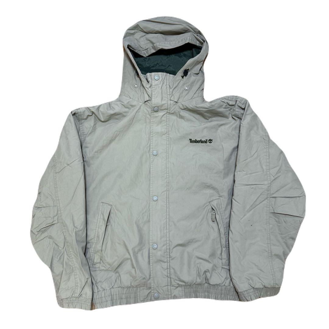 Timberland ナイロンジャケット マウンテン 90s フード付き 短丈