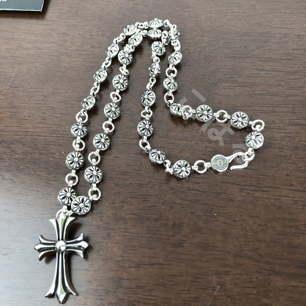 クロムハーツ　クロスボールチェーン スモールCHクロス ネックレス