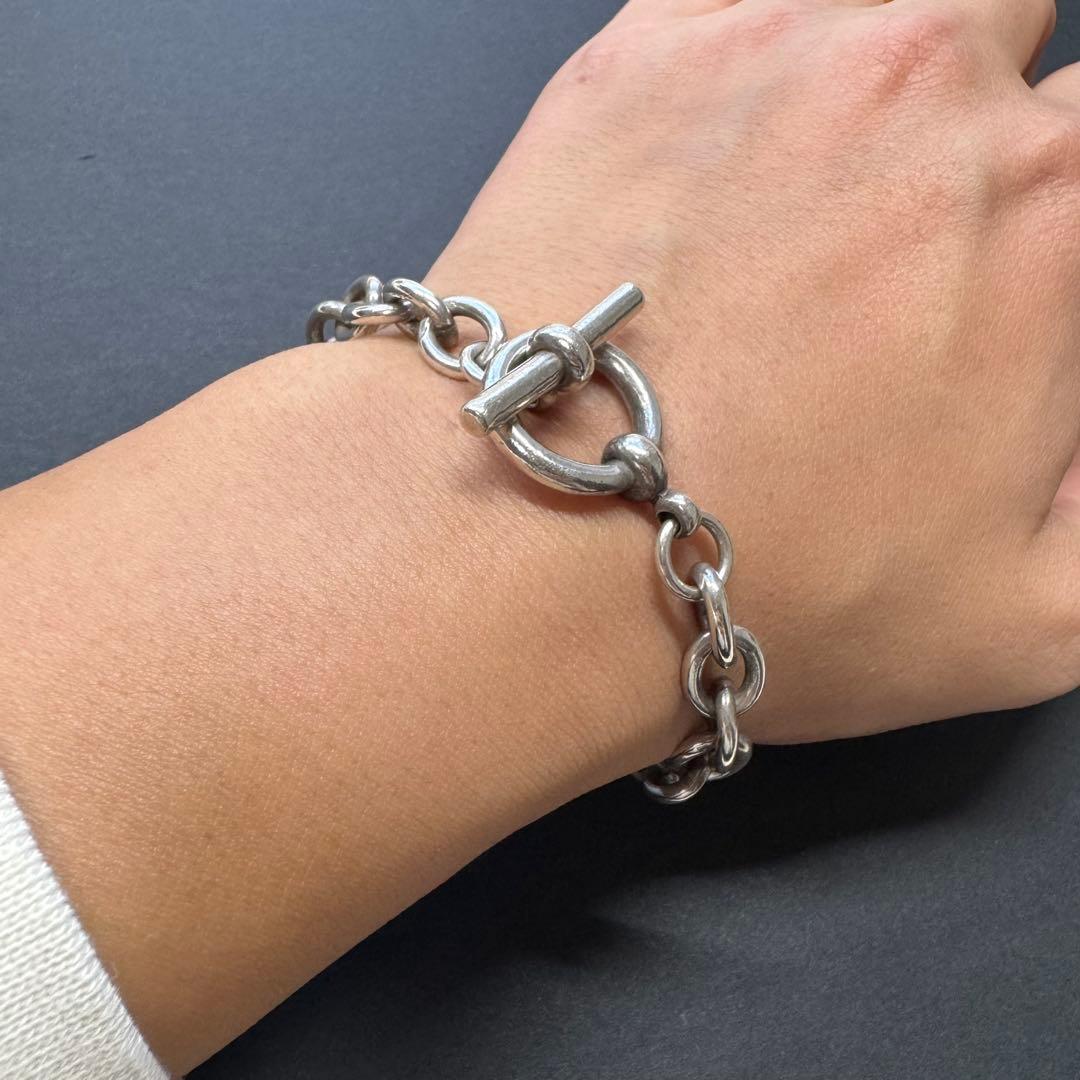 【メキシコ製 silver925】マンテルチェーンブレスレット