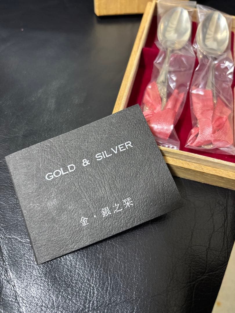 純銀 銀製 スプーン ストロースプーン 5本セット