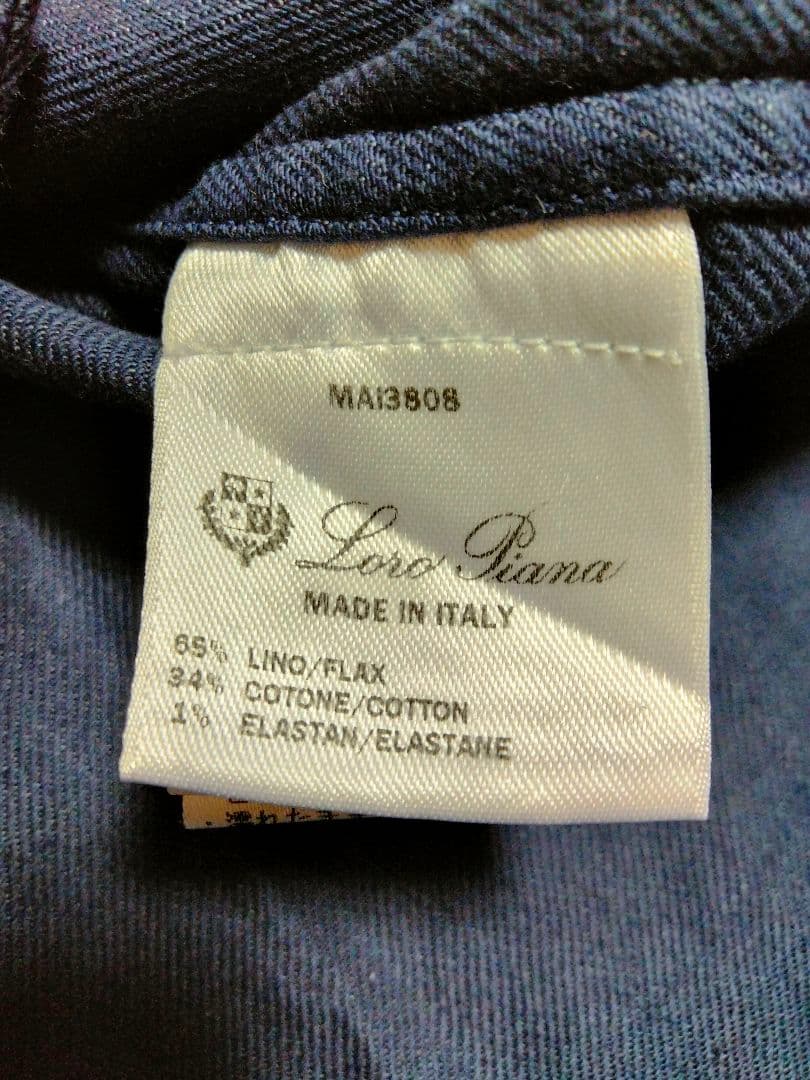 ロロピアーナRobert Shirt ‐ トラッドシャツ ネイビー M