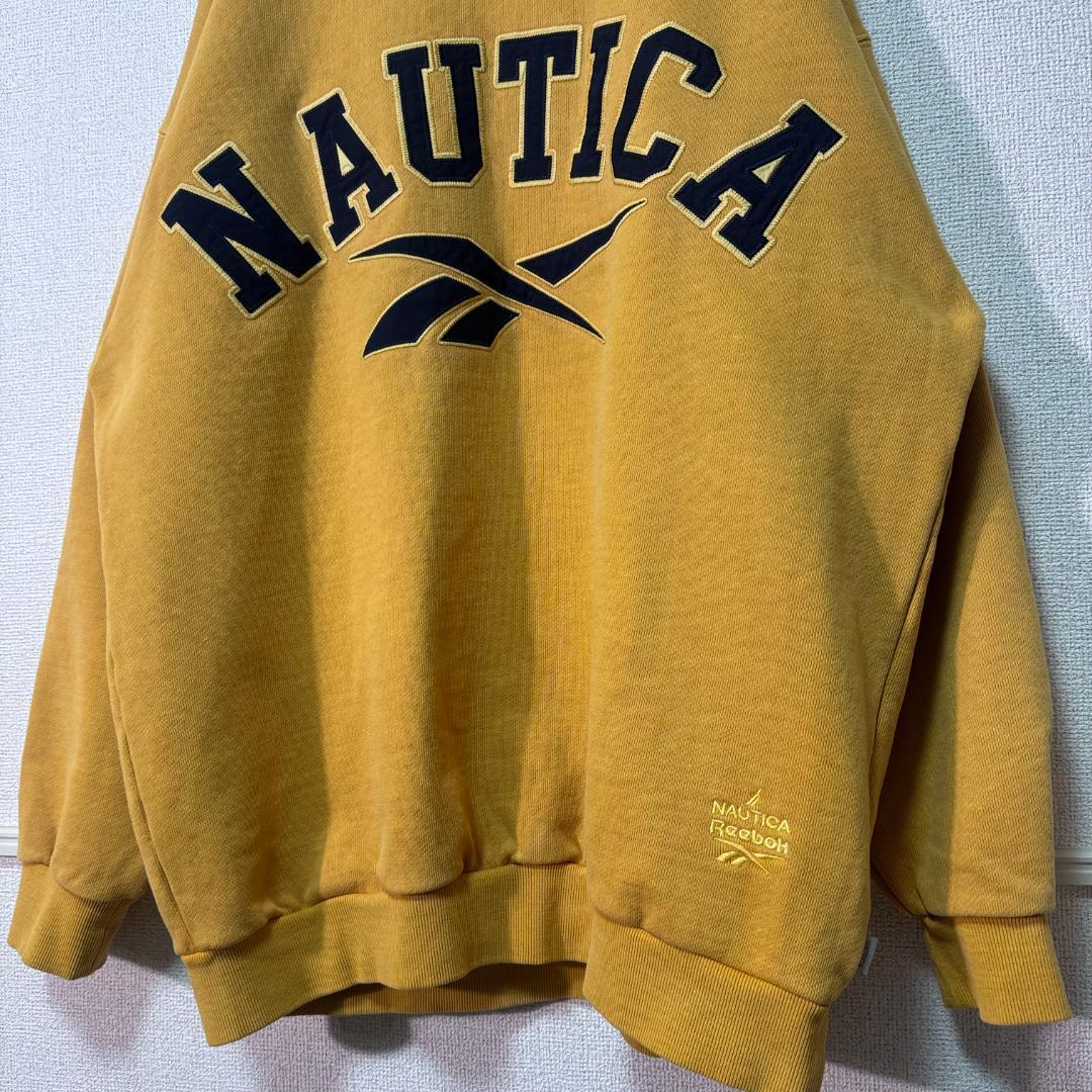 完売品 Reebok × NAUTICA コラボ 限定アーチロゴ スウェットXL