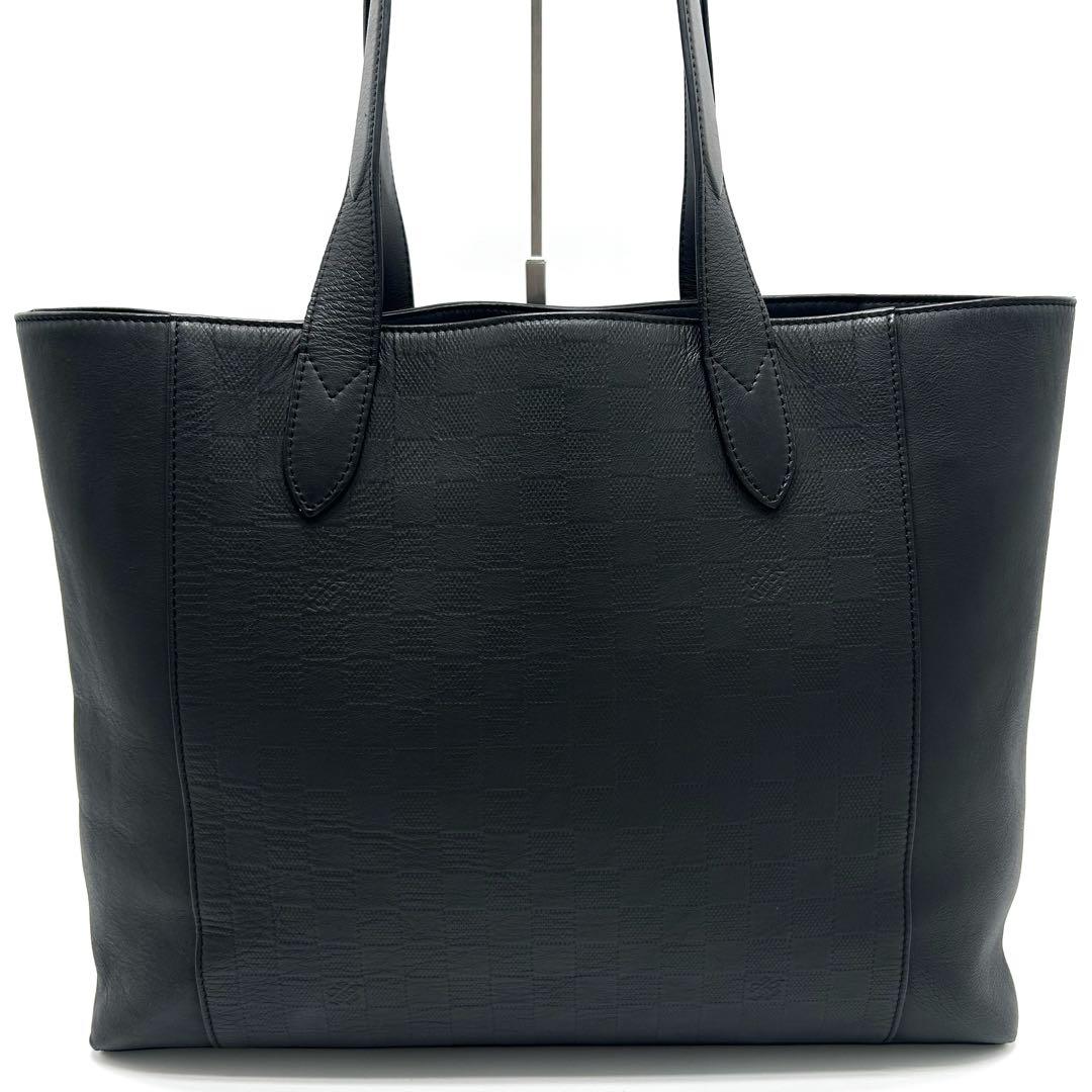 美品 ルイヴィトン カバヴォワヤージュ ダミエアンフィニ トートバッグ メンズ