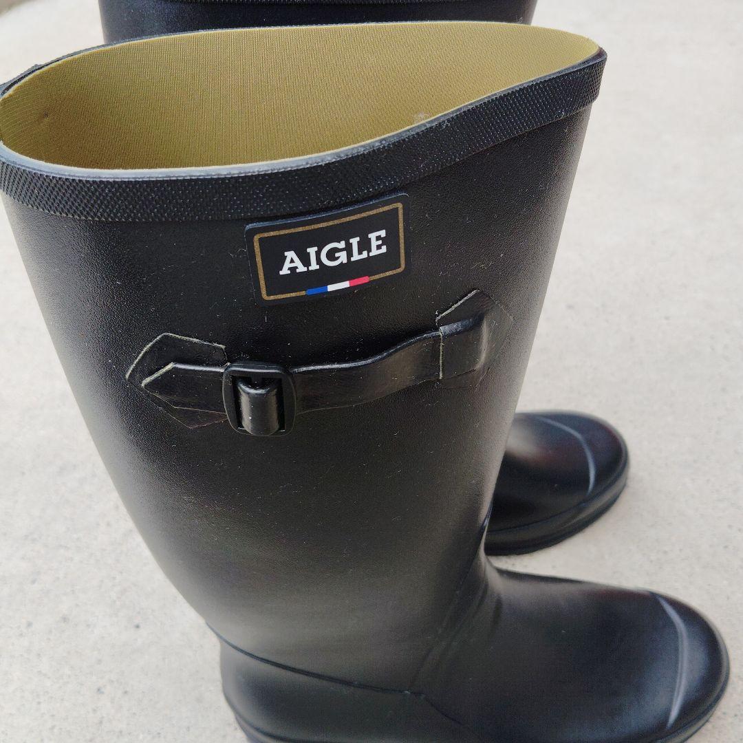 エーグル ラバーロングレインブーツ