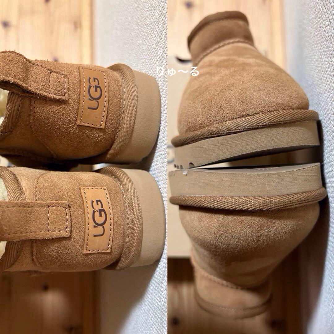 美品⭐️UGG アグ クラシックウルトラミニ ショートブーツ／7／23.5〜24