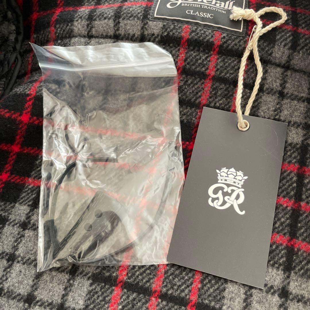 新品 8歳 120-130cm 黒 キッズ gloverall ダッフルコート