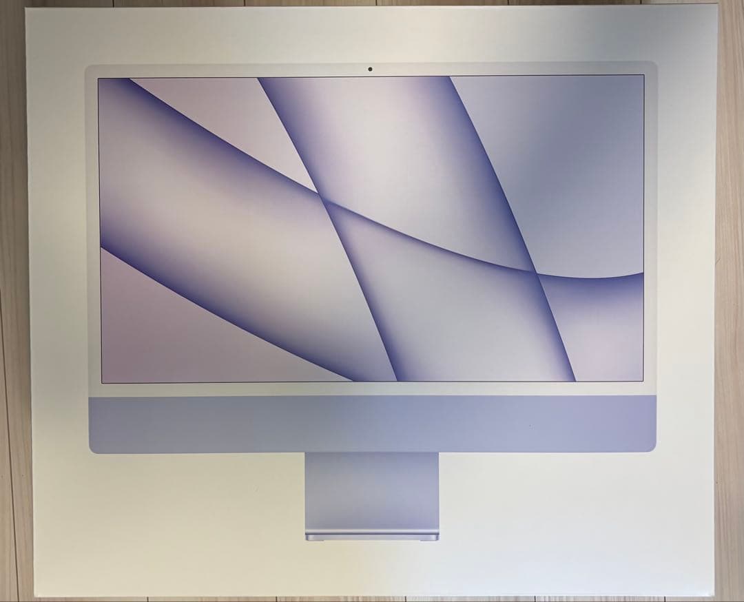 美品 iMac 24インチ 2021年M1チップ16GB 1TB パープル