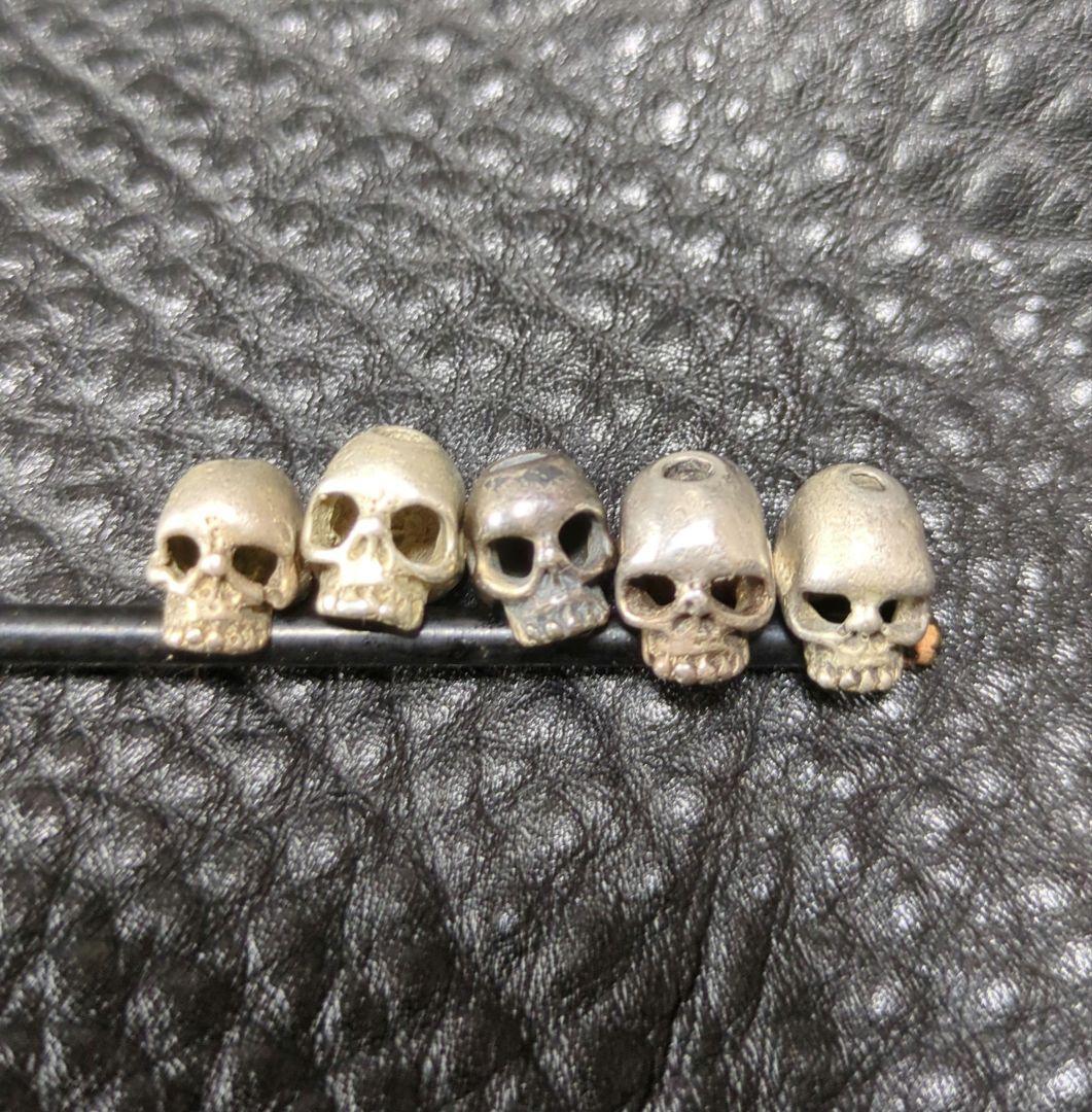 シルバースカルビーズ 10個 （ブレスレット）