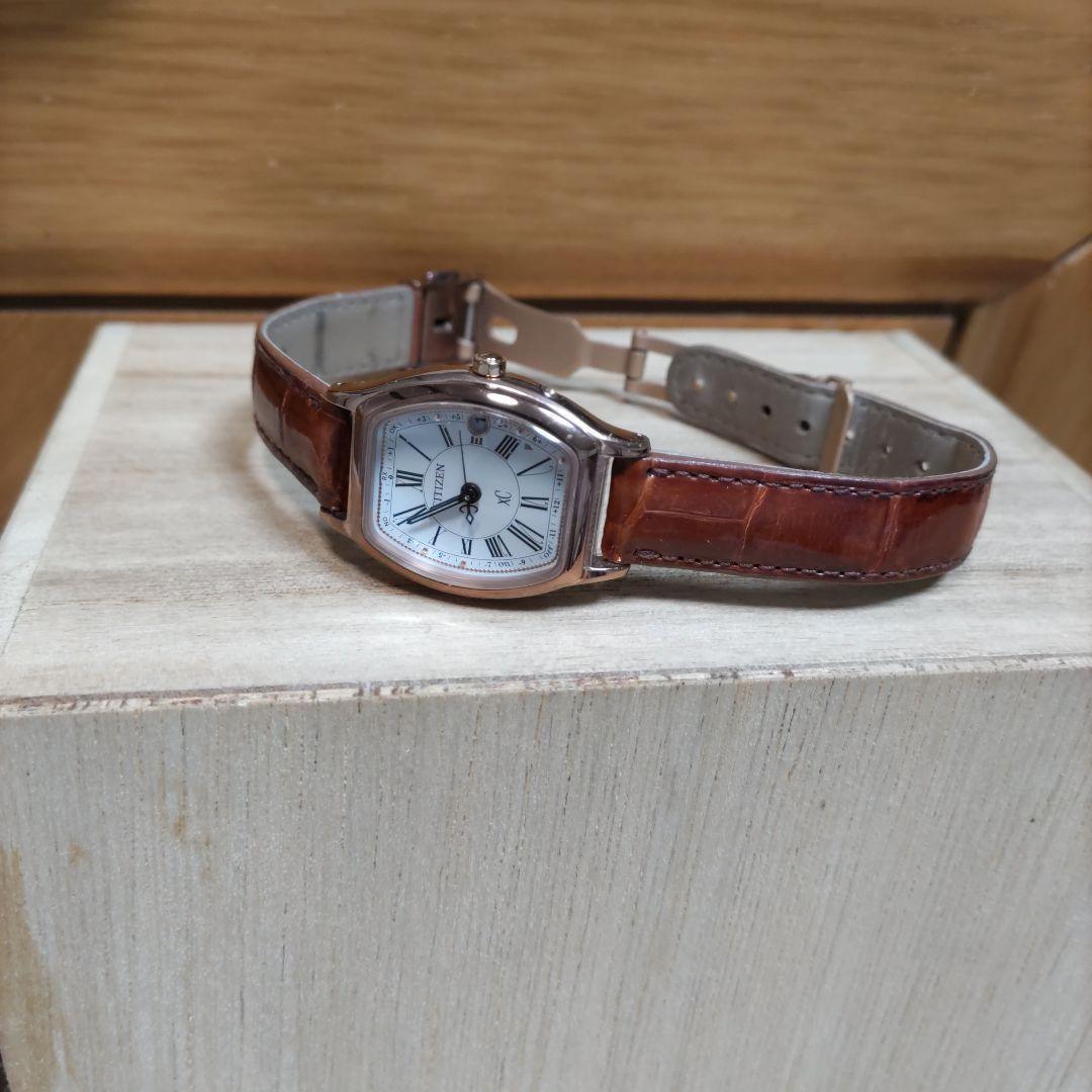 CITIZEN XC 腕時計 ブラウンレザー