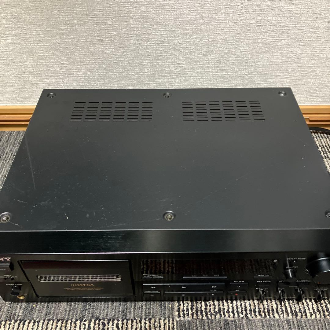 SONY ソニー 3ヘッドカセットデッキ TC-K222ESA ジャンク扱い