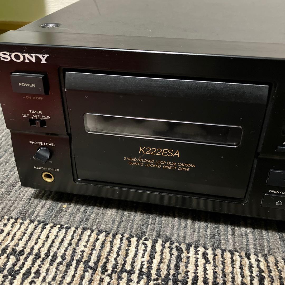 SONY ソニー 3ヘッドカセットデッキ TC-K222ESA ジャンク扱い
