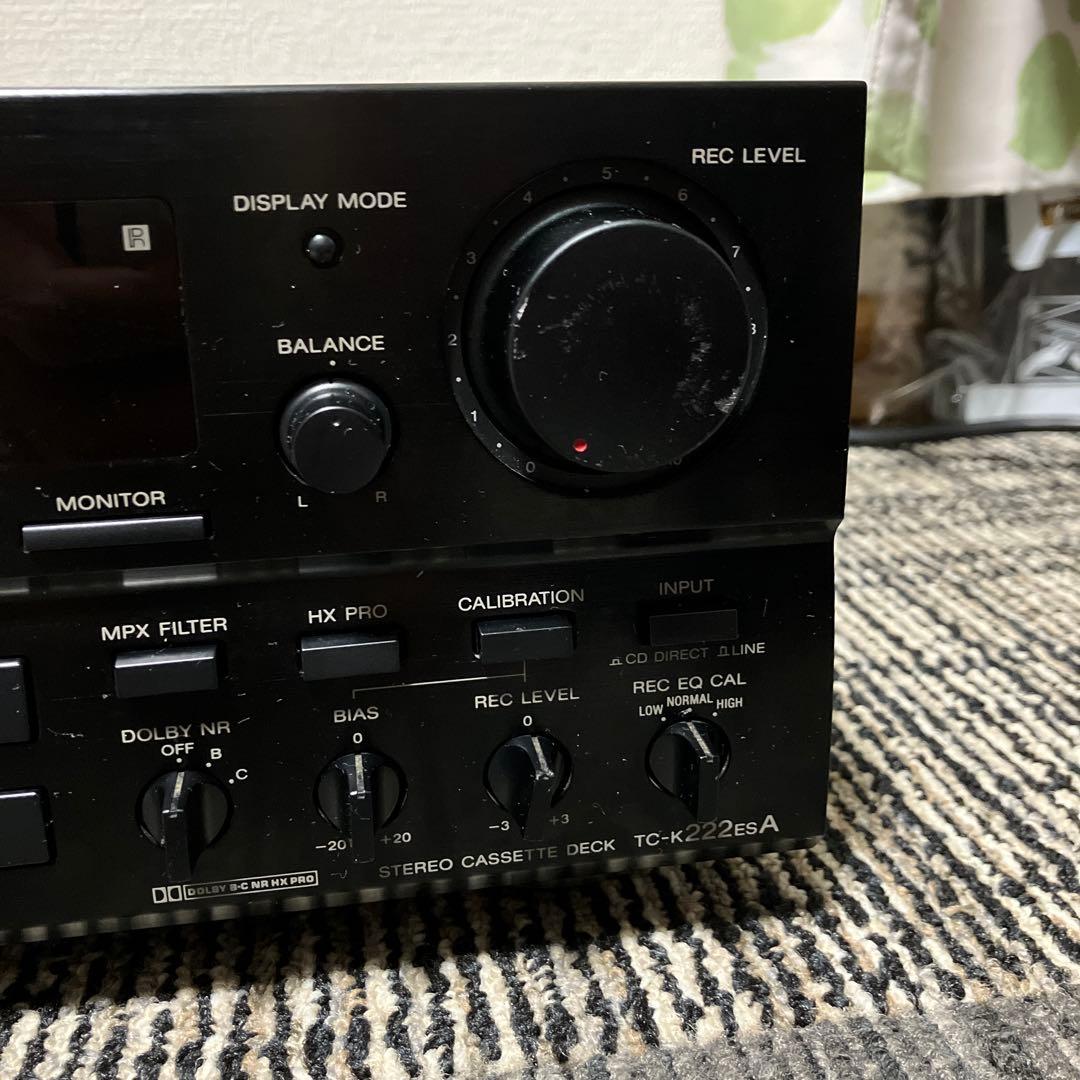 SONY ソニー 3ヘッドカセットデッキ TC-K222ESA ジャンク扱い