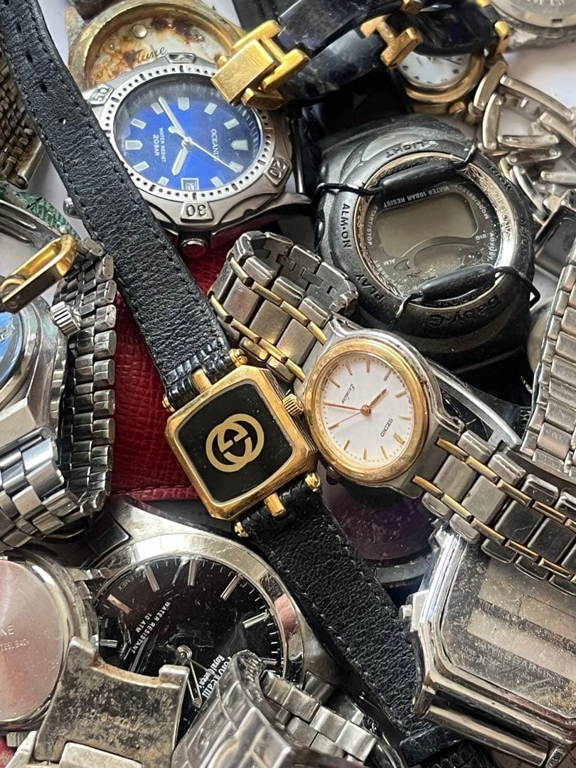 メンズ　時計　大量　ジャンク品　60枚以上