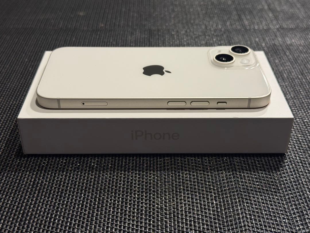 iPhone 14 128GB スターライト SIM フリー 100%バッテリー