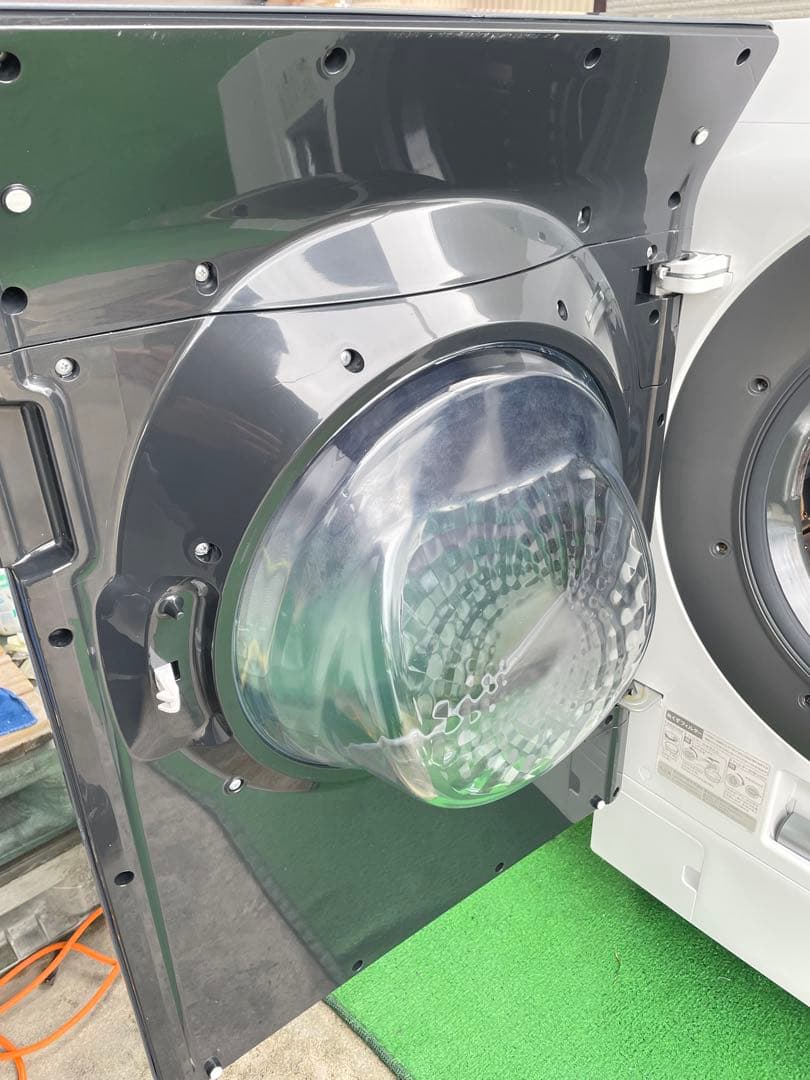 807シャープ 11kgドラム式洗濯乾燥機 おしゃれガラストップデザイン