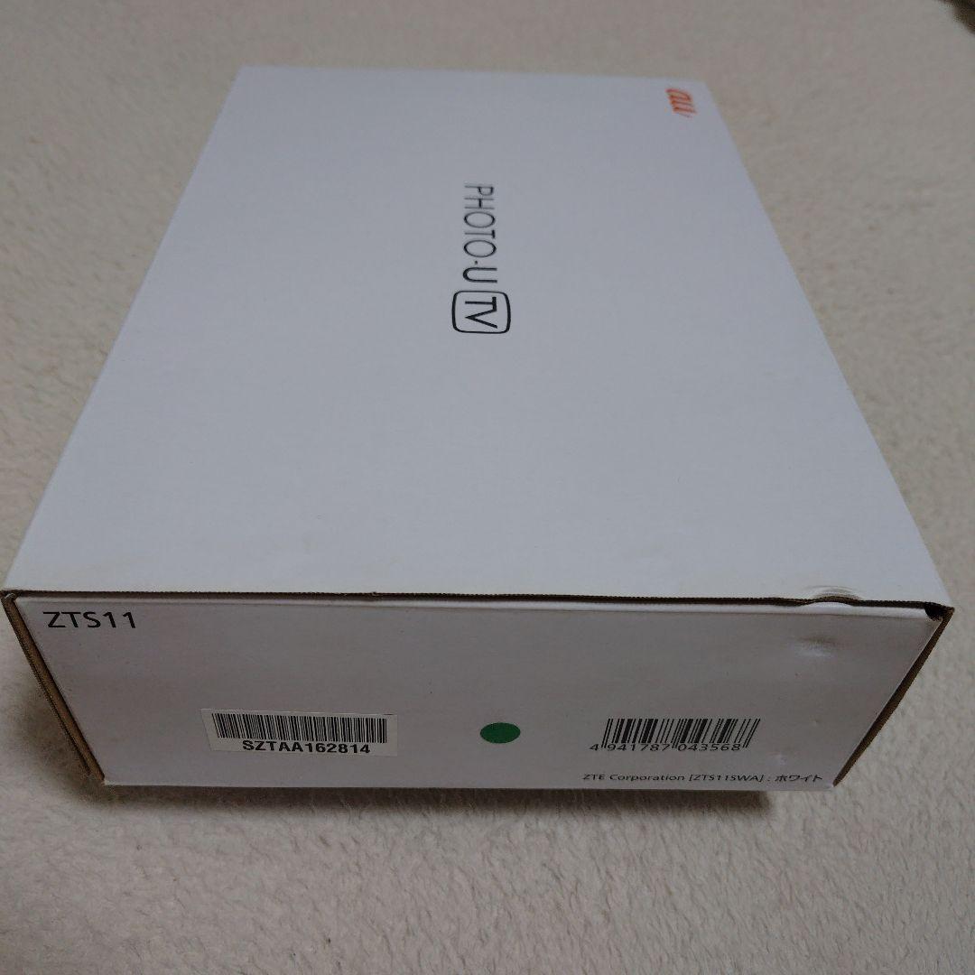 au PHOTO-U TV ZTS11SWA ポータブルテレビ