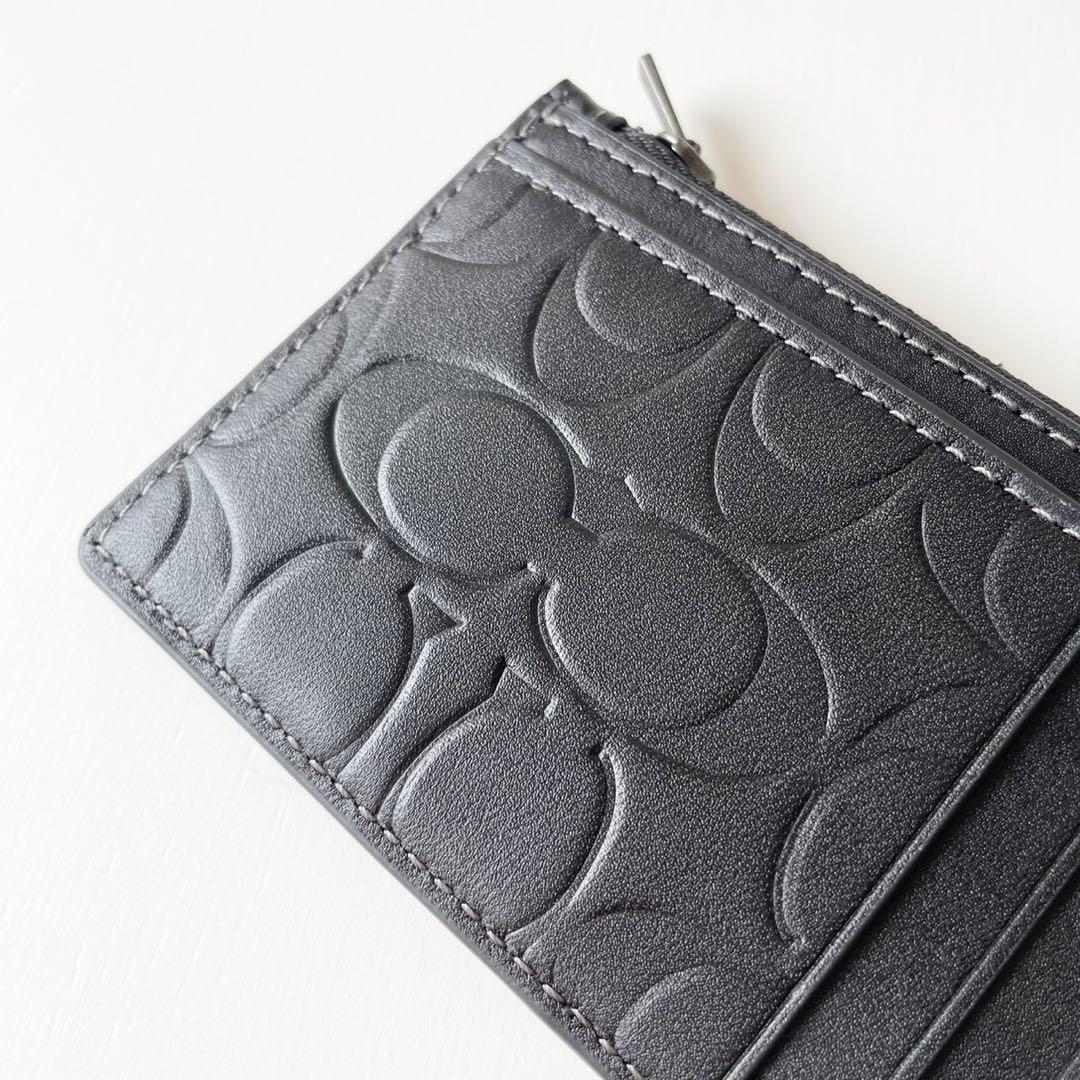 【新品】COACH メンズ ジップ カード ケース  財布の代わりに❤︎